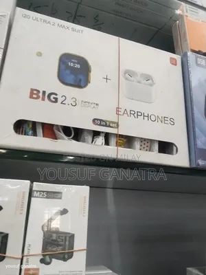 I20 Ultra 10in1 Smart Watch With Earbuds