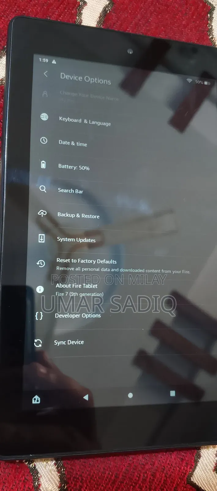 New Amazon Fire 7 16 GB Black