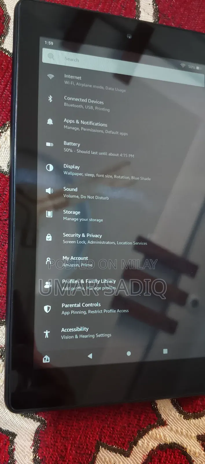 New Amazon Fire 7 16 GB Black