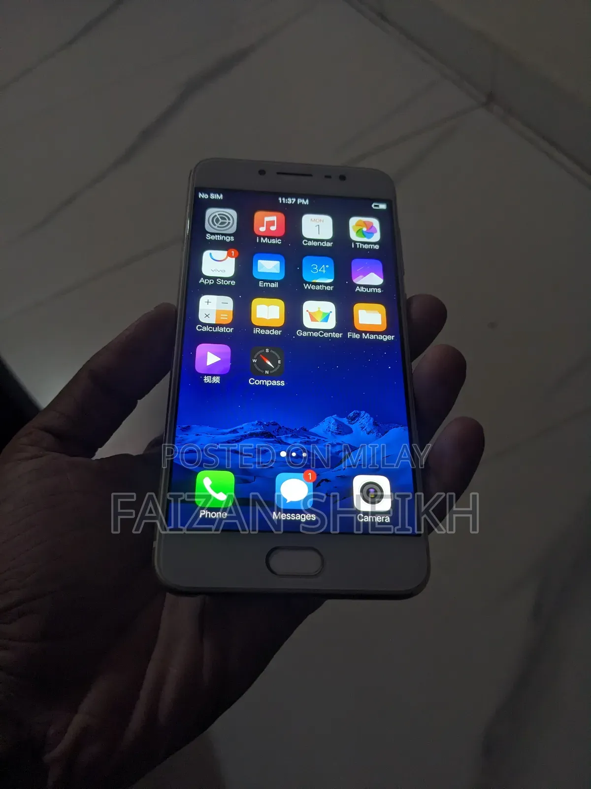 New Vivo X7 64 GB Gold