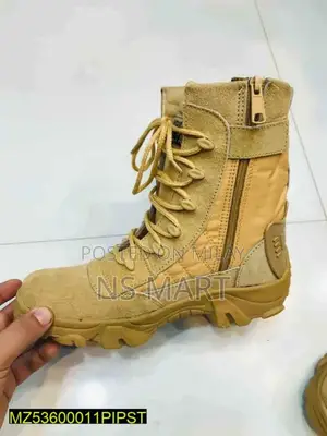 Photo - Army/Police Tactical Winter Boots – High Quality Camel Color