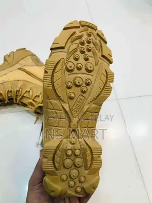 Army/Police Tactical Winter Boots – High Quality Camel Color