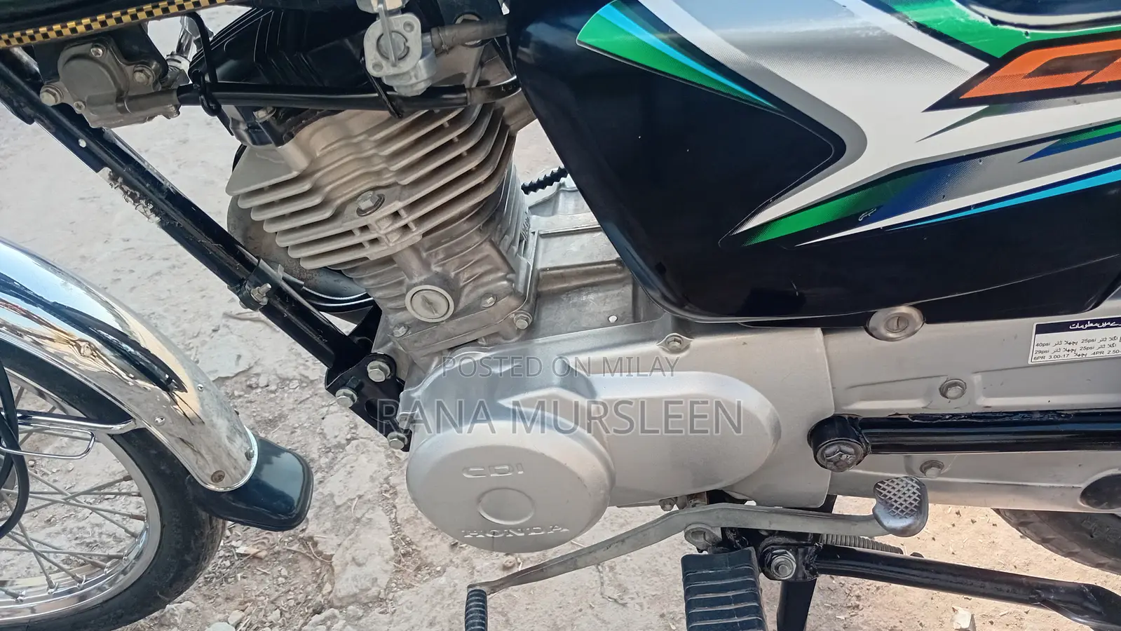 Honda CG110 2023 Black