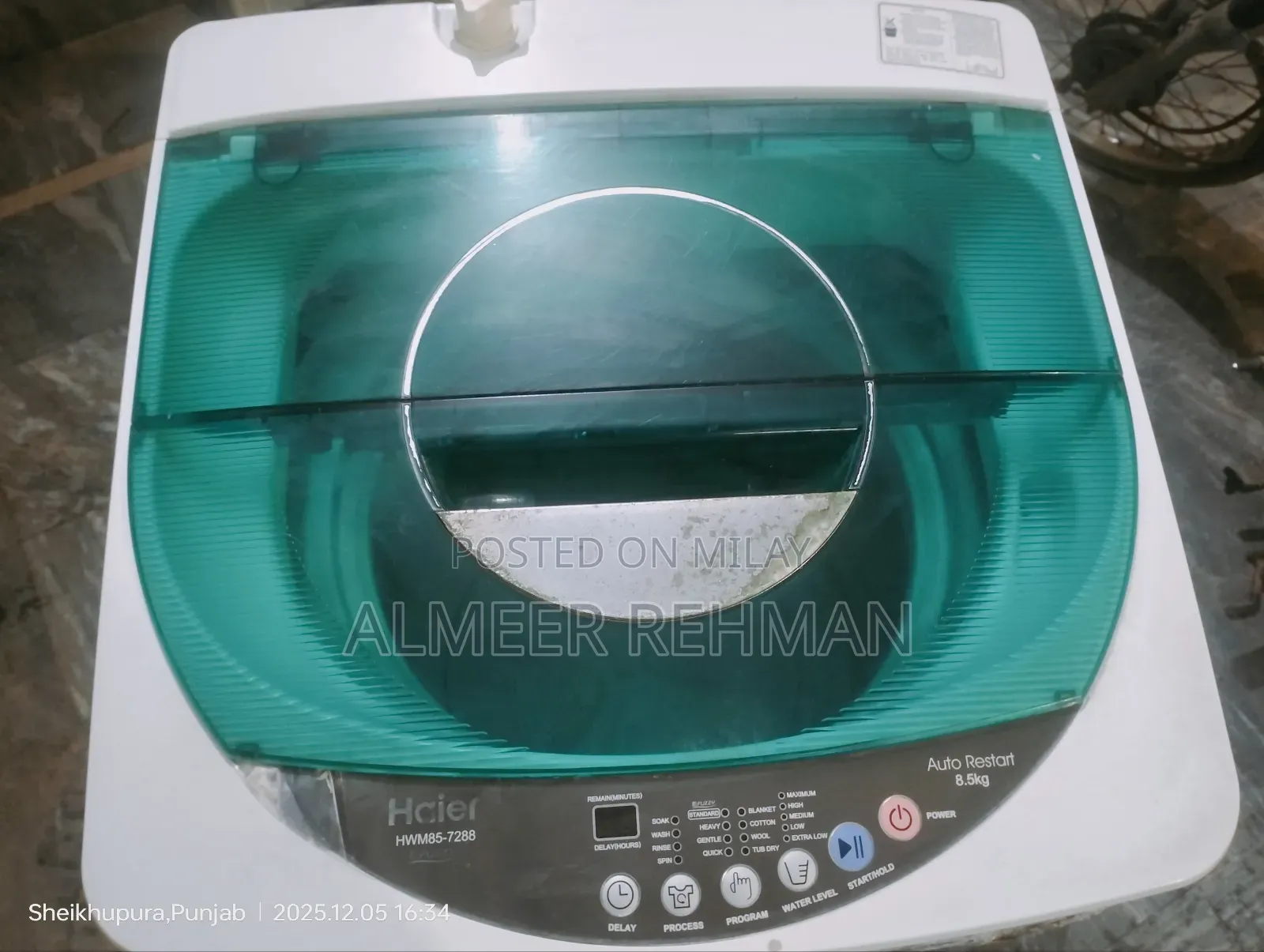 Haier Automatic Washing Machine Like New Condition