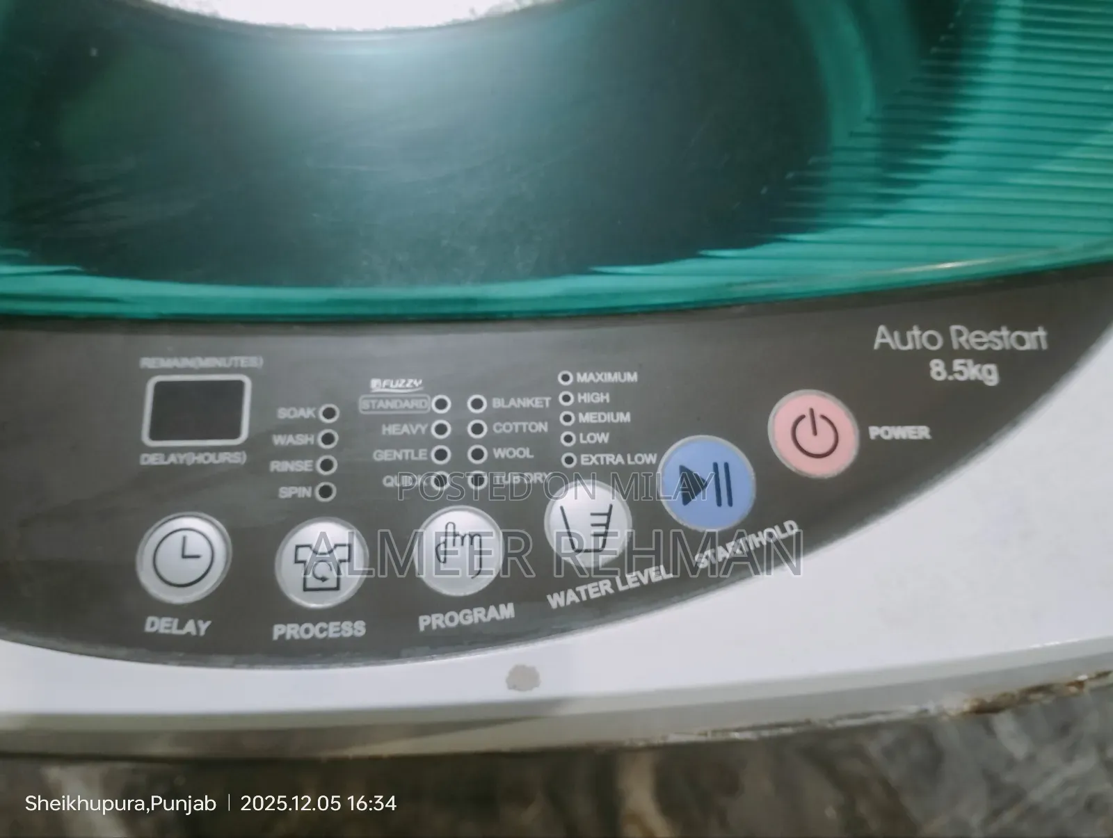 Haier Automatic Washing Machine Like New Condition