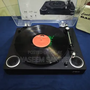 Jam Box Pack Turntable Gramophone Speaker Aux