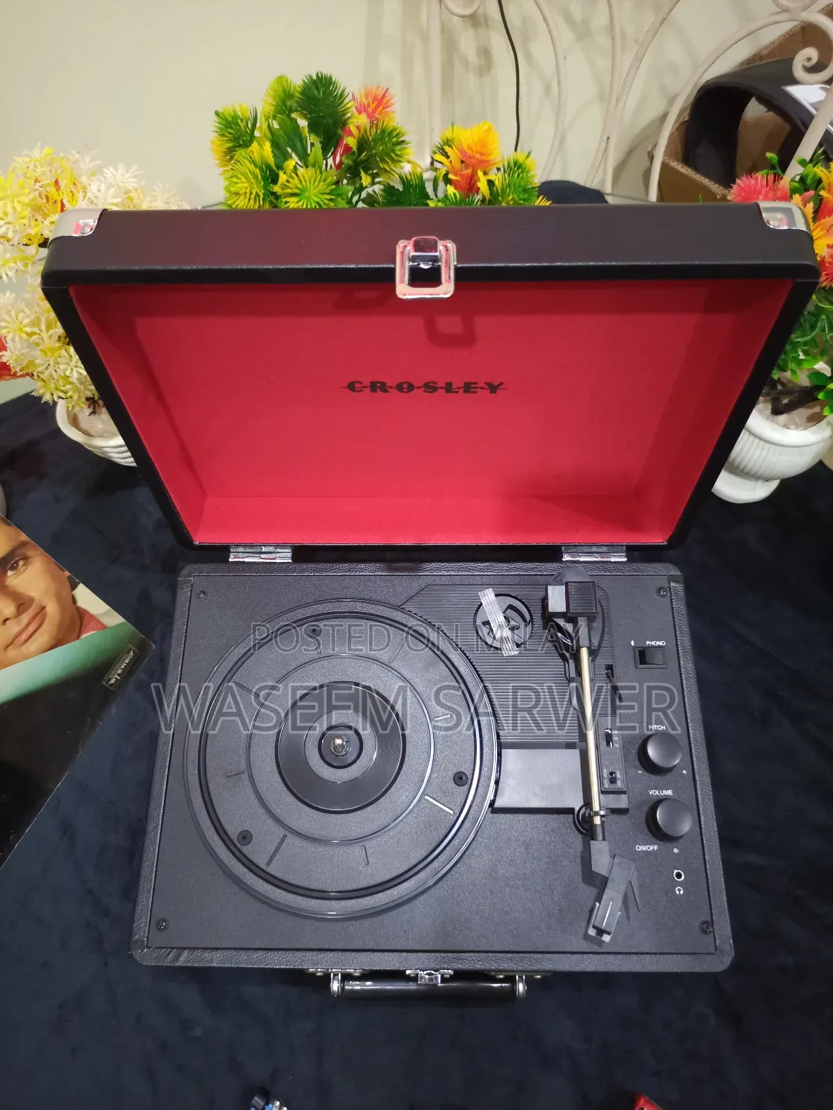 Crosley Turntable Bluetooth Speaker Aux
