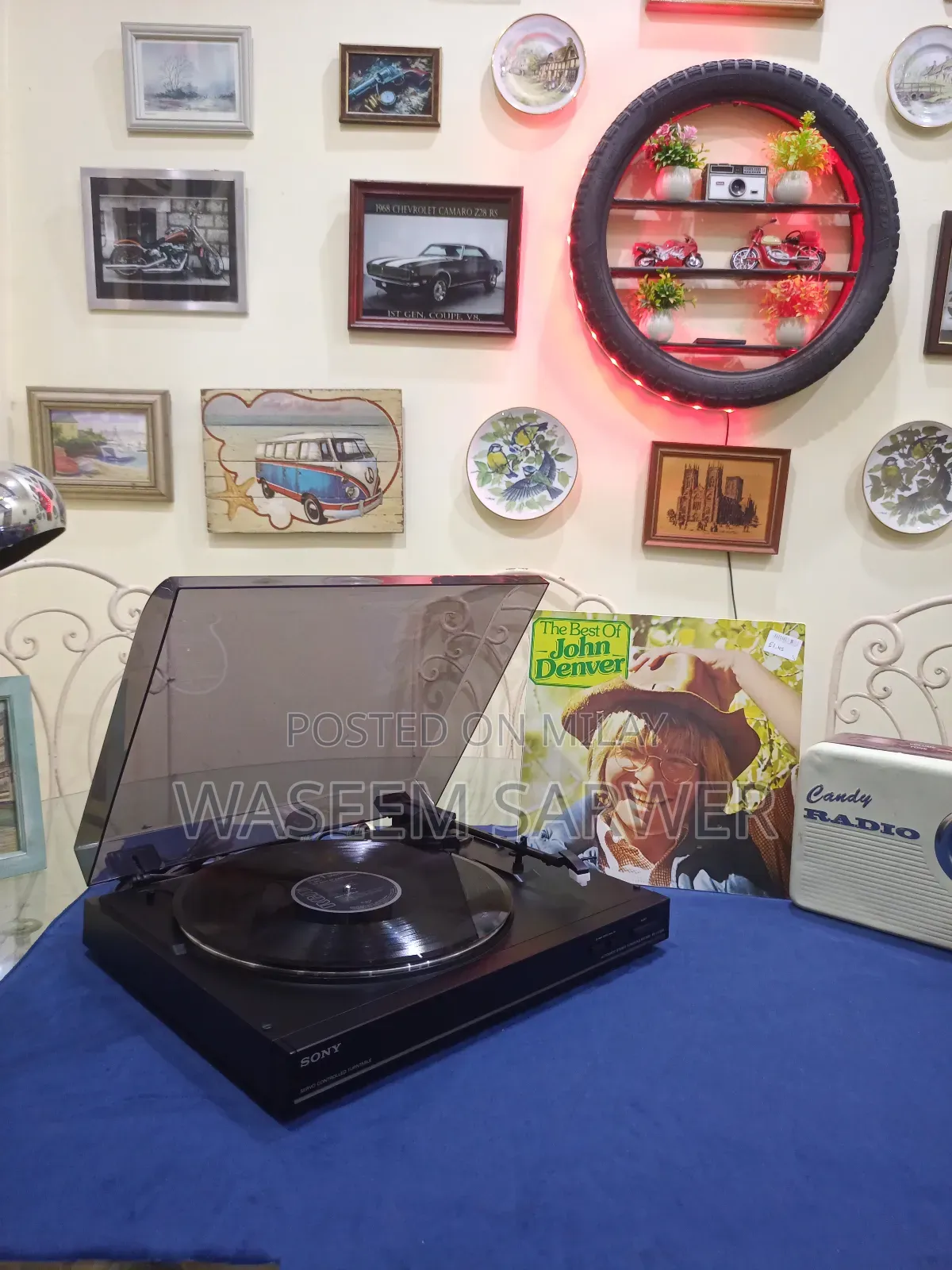 Sony Turntable Automatic Return Gramophone