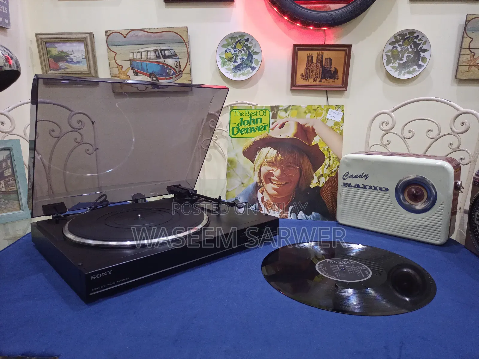 Sony Turntable Automatic Return Gramophone