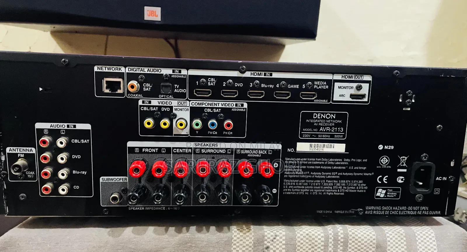 Denon Avr-2113 Network Air Play Amplifier