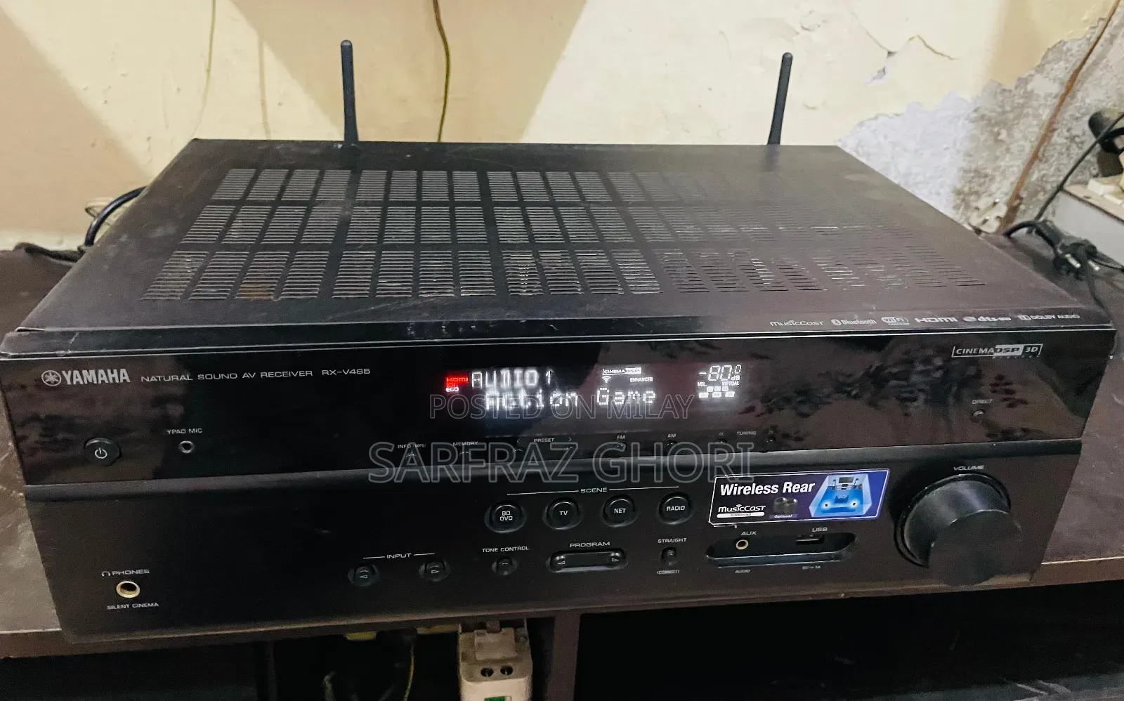 Yamaha Rx-V485 Bluetooth Wifi HDR Amplifier