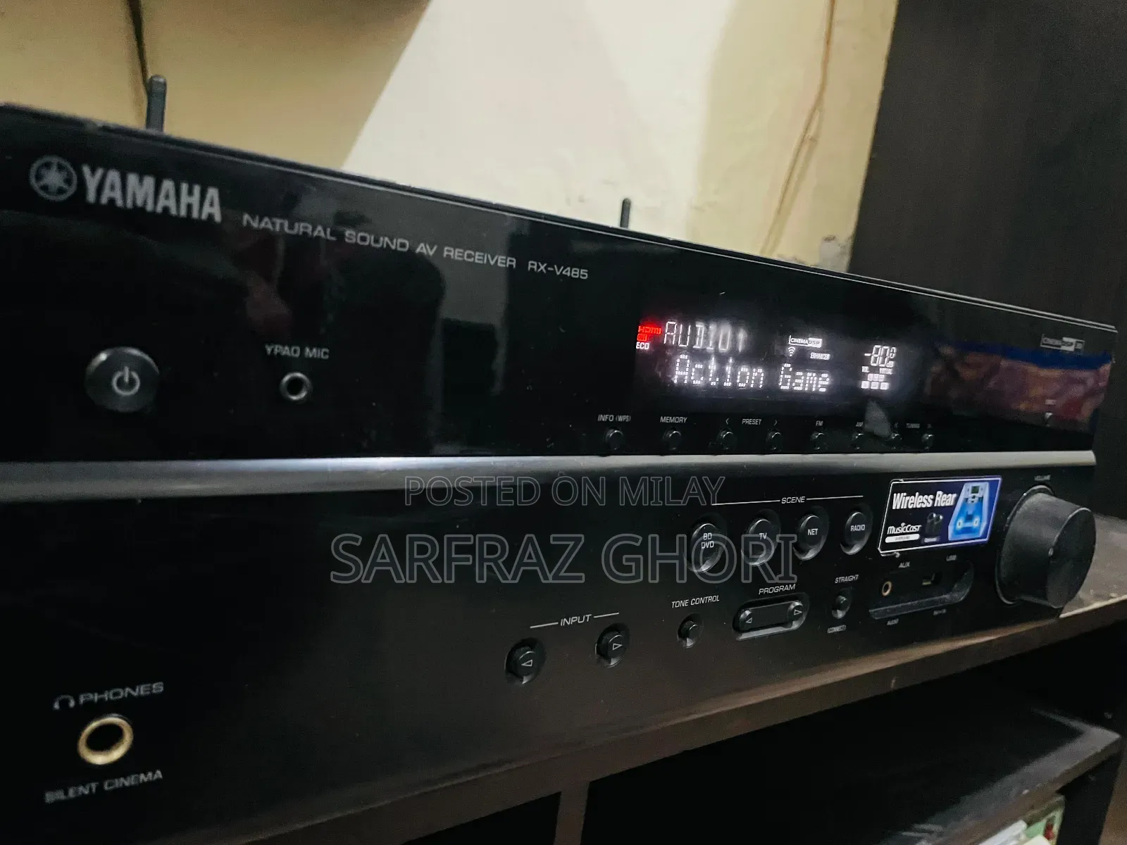 Yamaha Rx-V485 Bluetooth Wifi HDR Amplifier