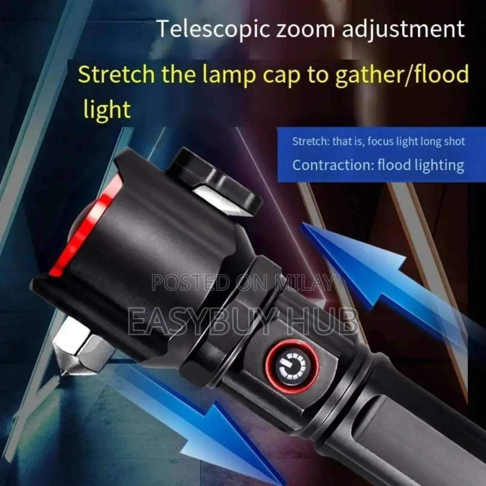 Rechargeable Flashlight With Power Bank