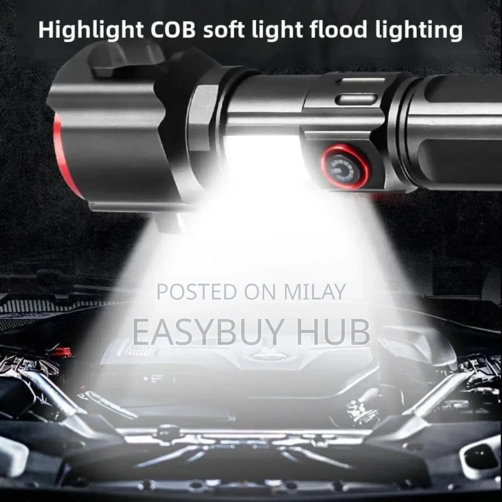 Rechargeable Flashlight With Power Bank