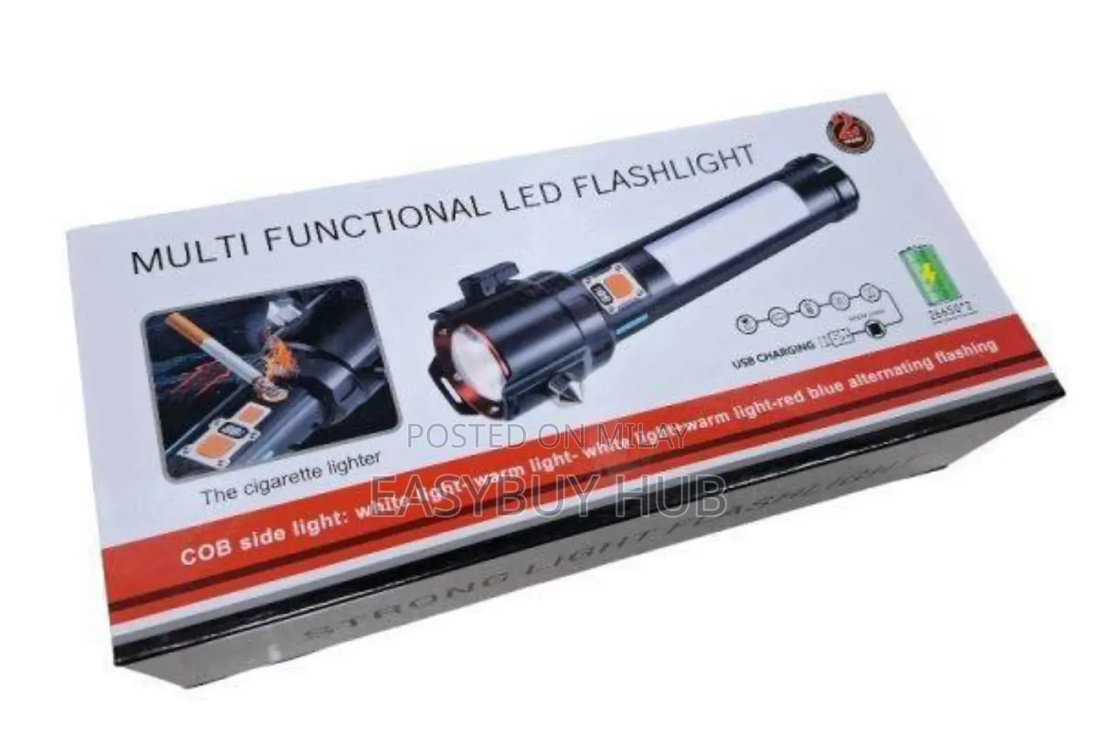 Long Range Rechargeable Flashlight