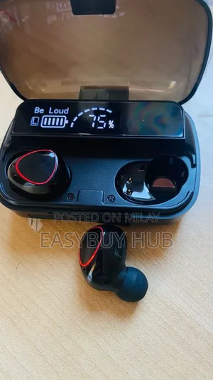 Photo - M10 Digital Display Case Earbuds Black