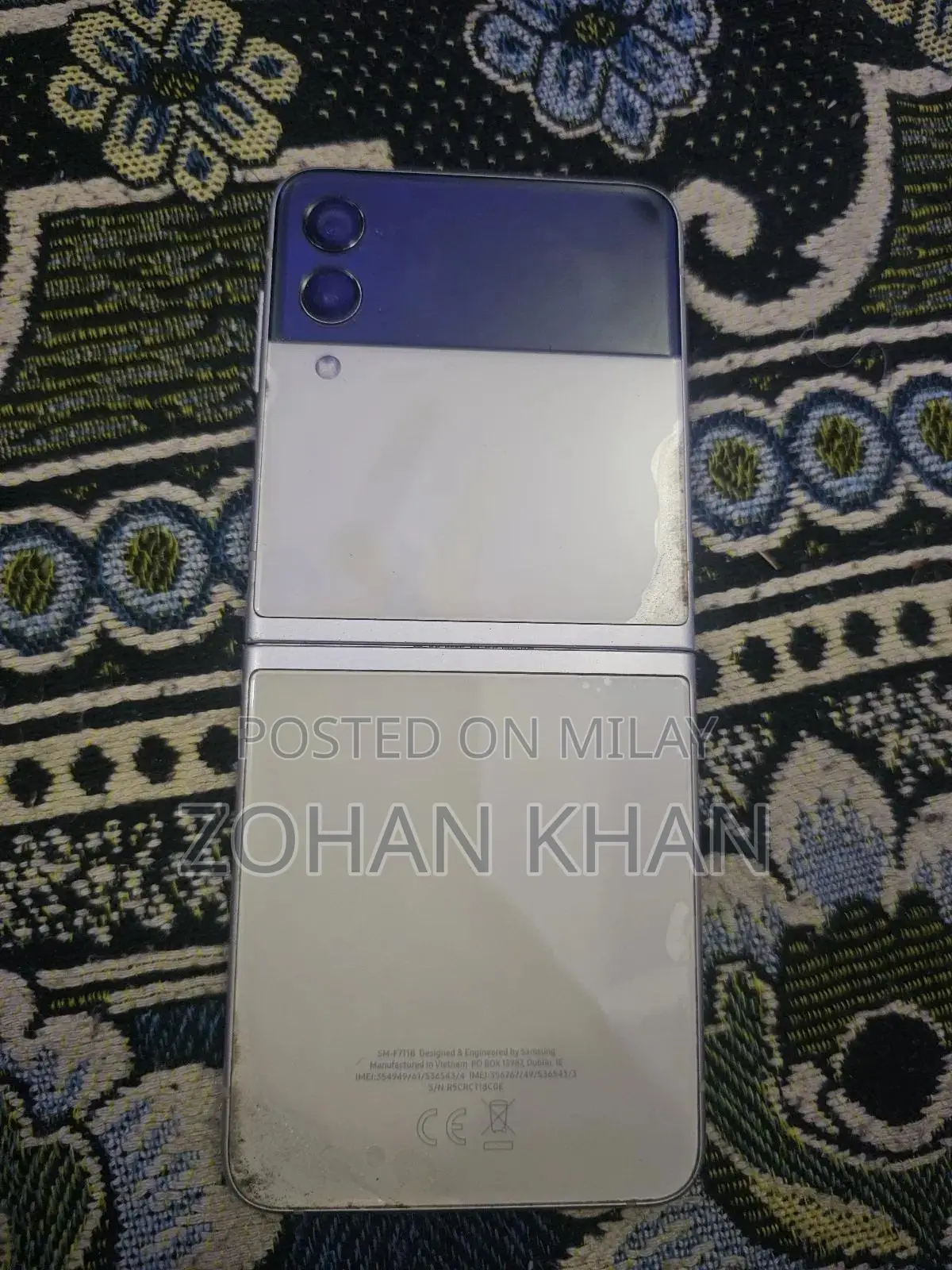 Samsung Galaxy Z Flip 3 256 GB Gold