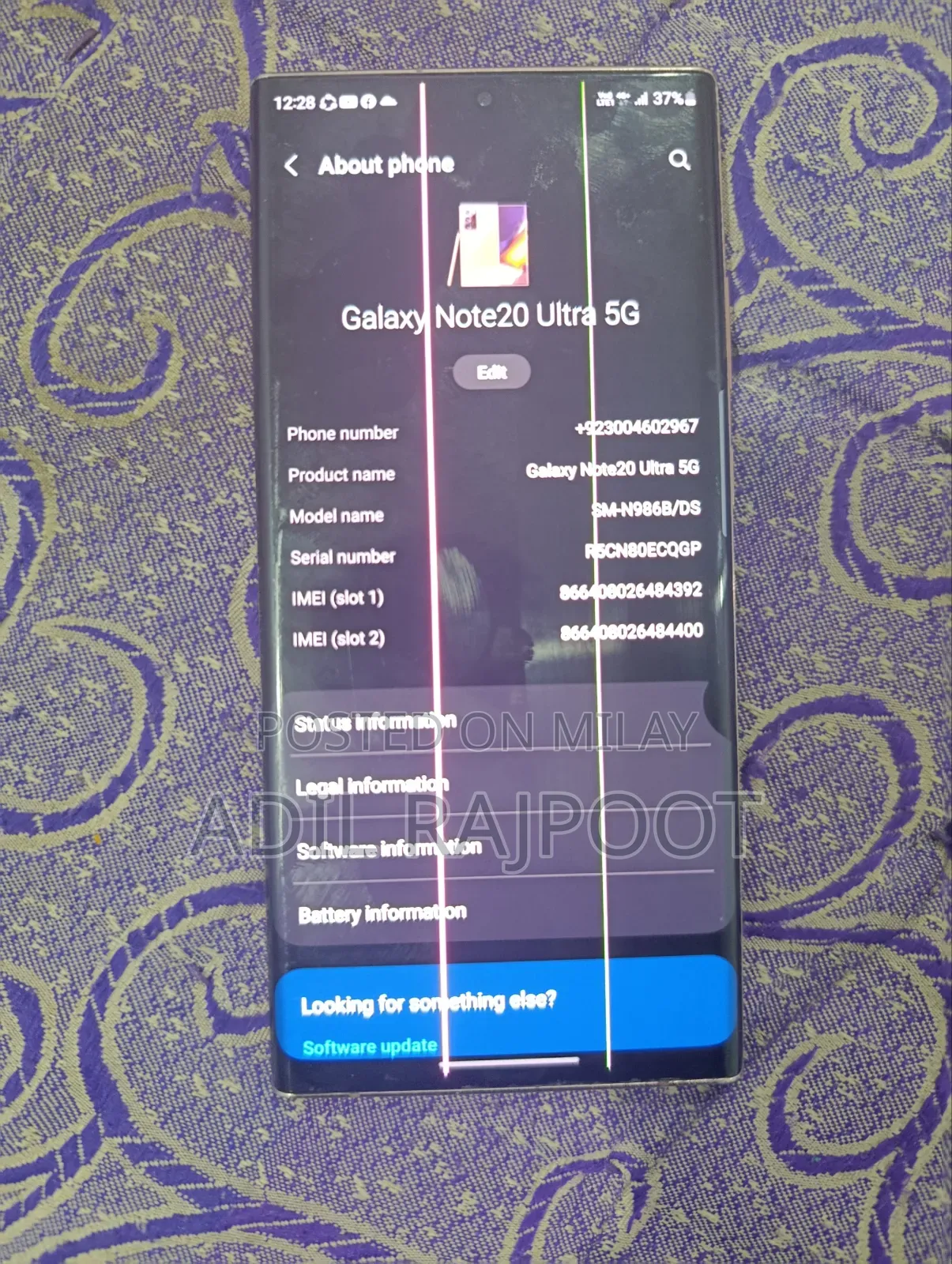 Samsung Galaxy Note 20 Ultra 5G 256 GB Bronze