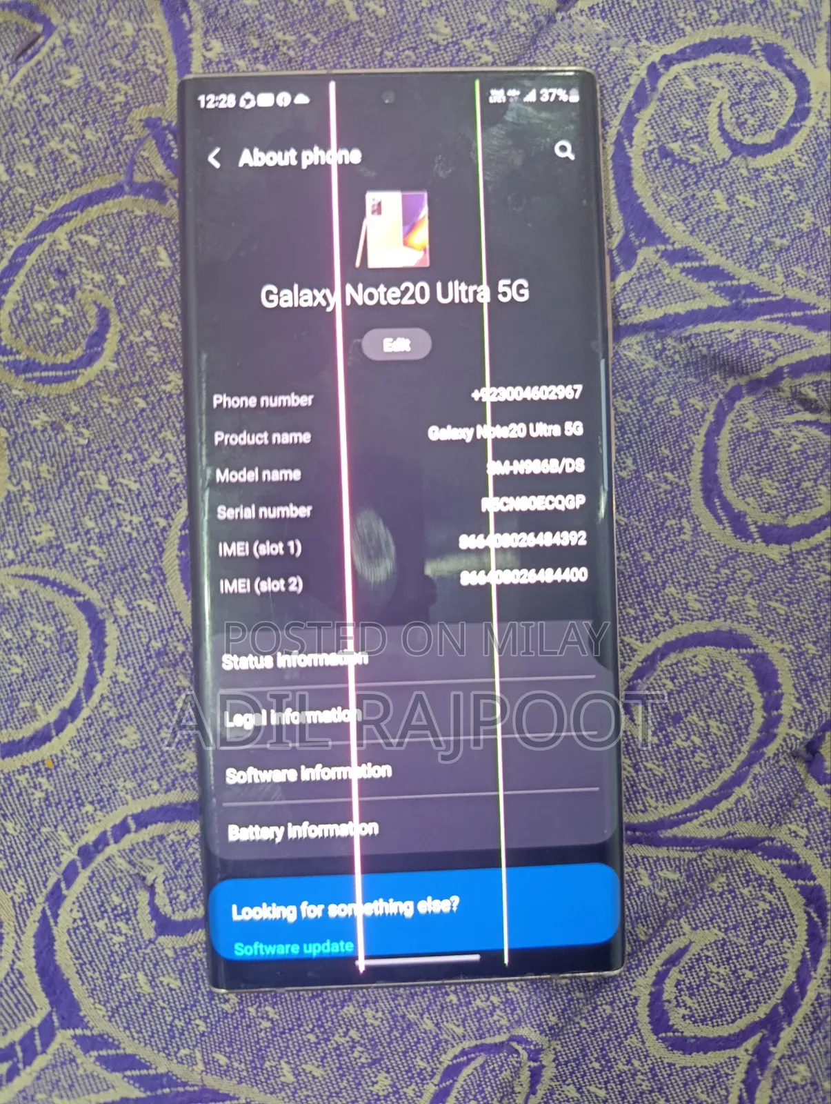 Samsung Galaxy Note 20 Ultra 5G 256 GB Bronze