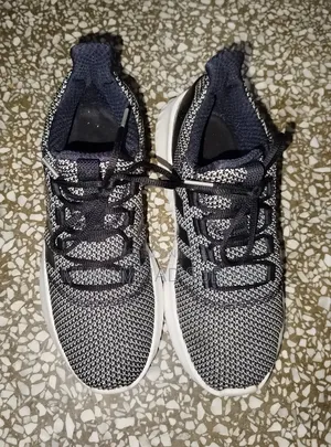 Adidas Mens Cloudfoam Ultimate Running Shoe Black White Sz 42/8