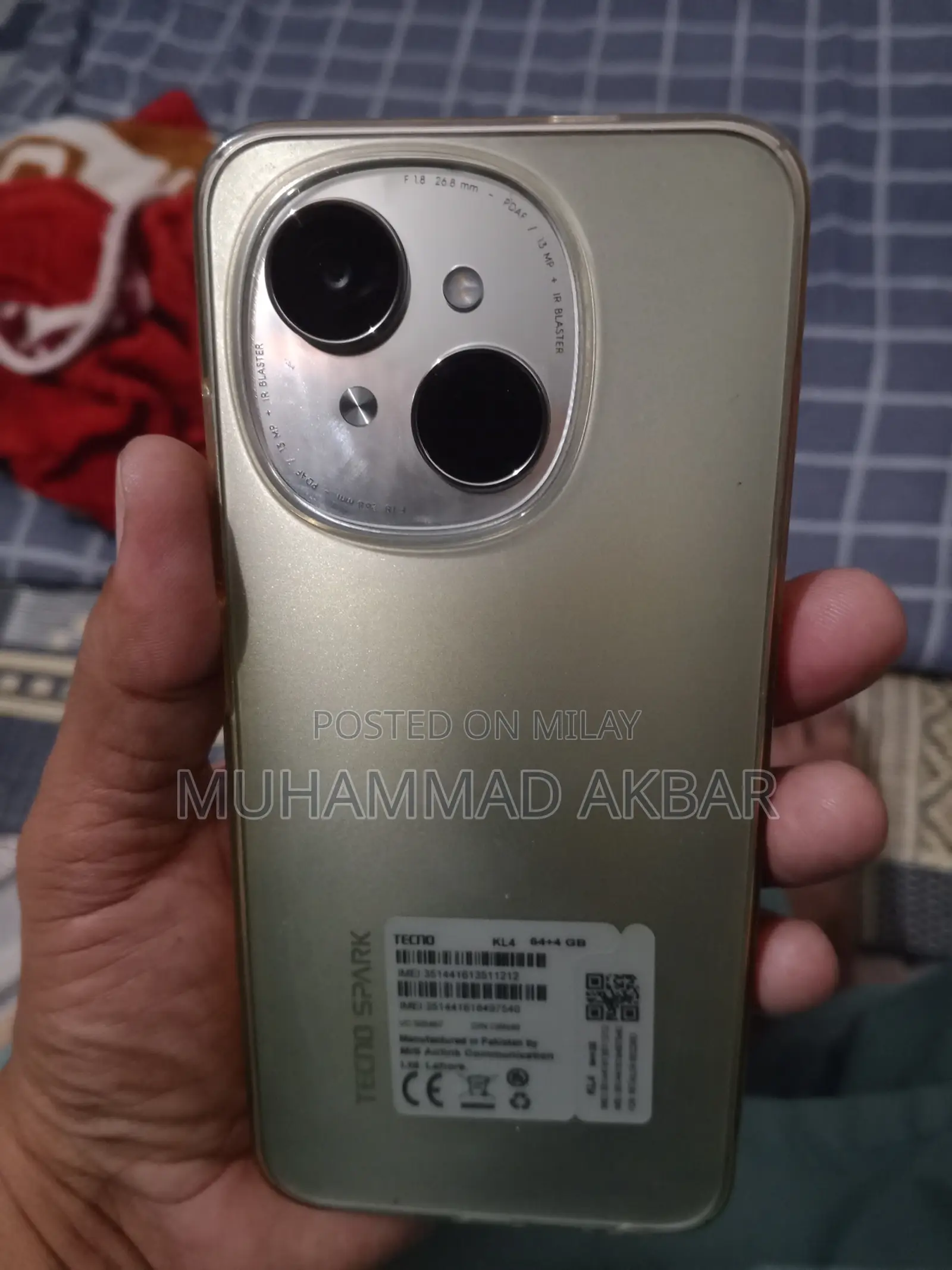 New Tecno Spark Go 64 GB Gold