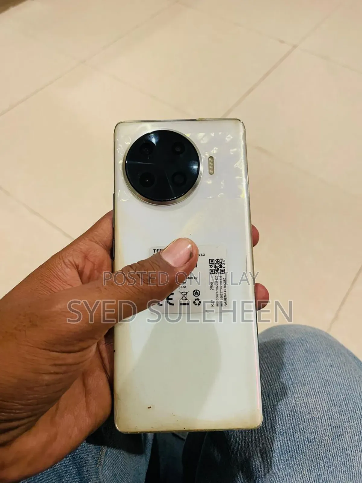 New Tecno Spark 20 Pro Plus 256 GB White