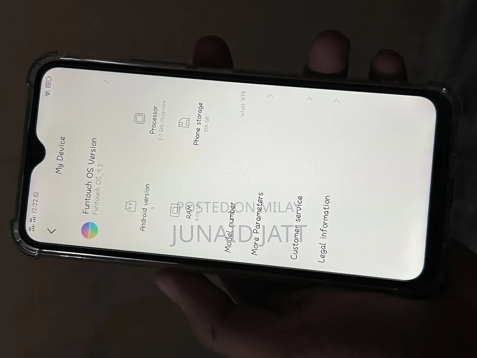 Vivo Y19 128 GB Blue