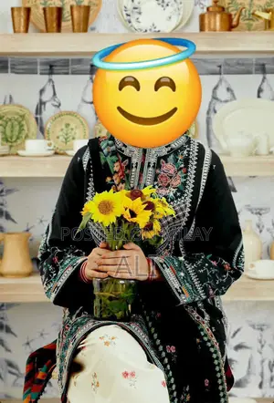 Shamooz Silk Allover Digital Print Dress (Allow to Open)