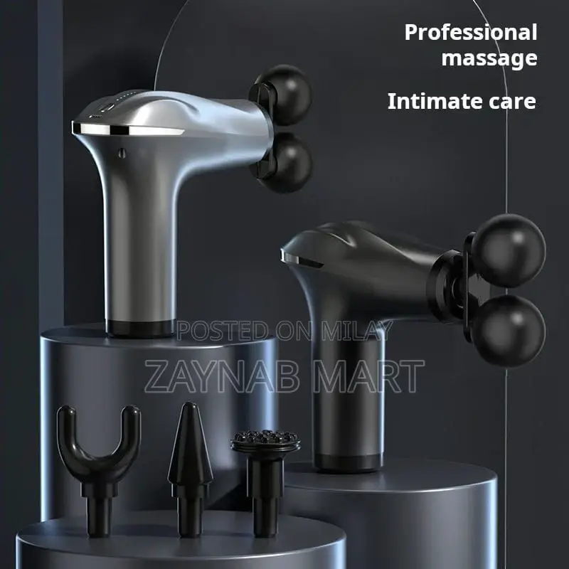 Double-Head Massage Gun Muscle Relaxer Electric Fitness Mini Shock Gun