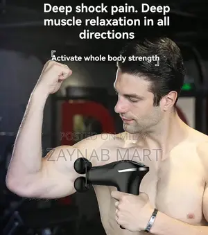 Double-Head Massage Gun Muscle Relaxer Electric Fitness Mini Shock Gun