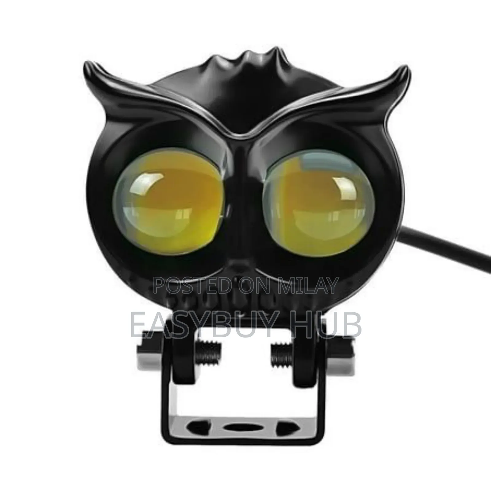 Owl Shape Fog Yellow-White Flashing