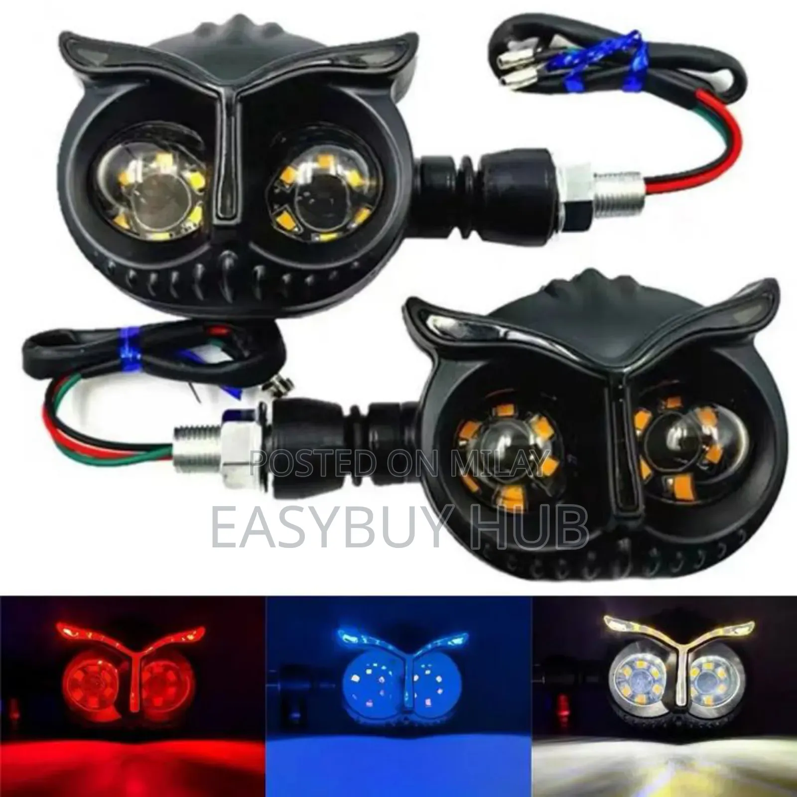 2pcs Owl Fog Design Bike Indicator
