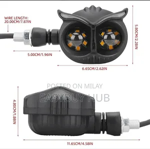 2pcs Owl Fog Design Bike Indicator