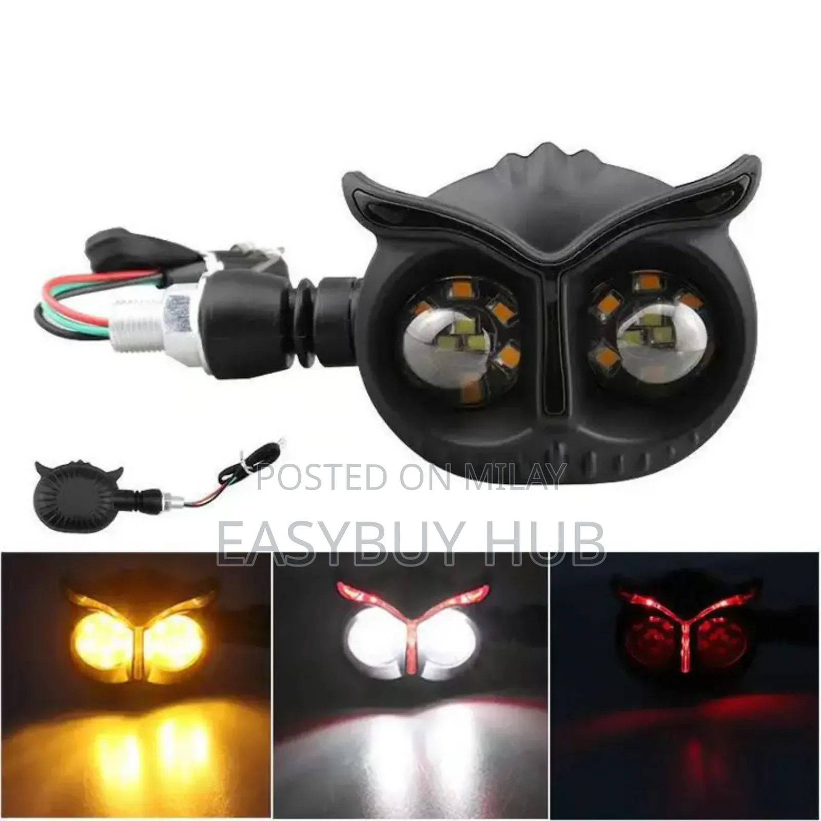 2pcs Owl Fog Design Bike Indicator