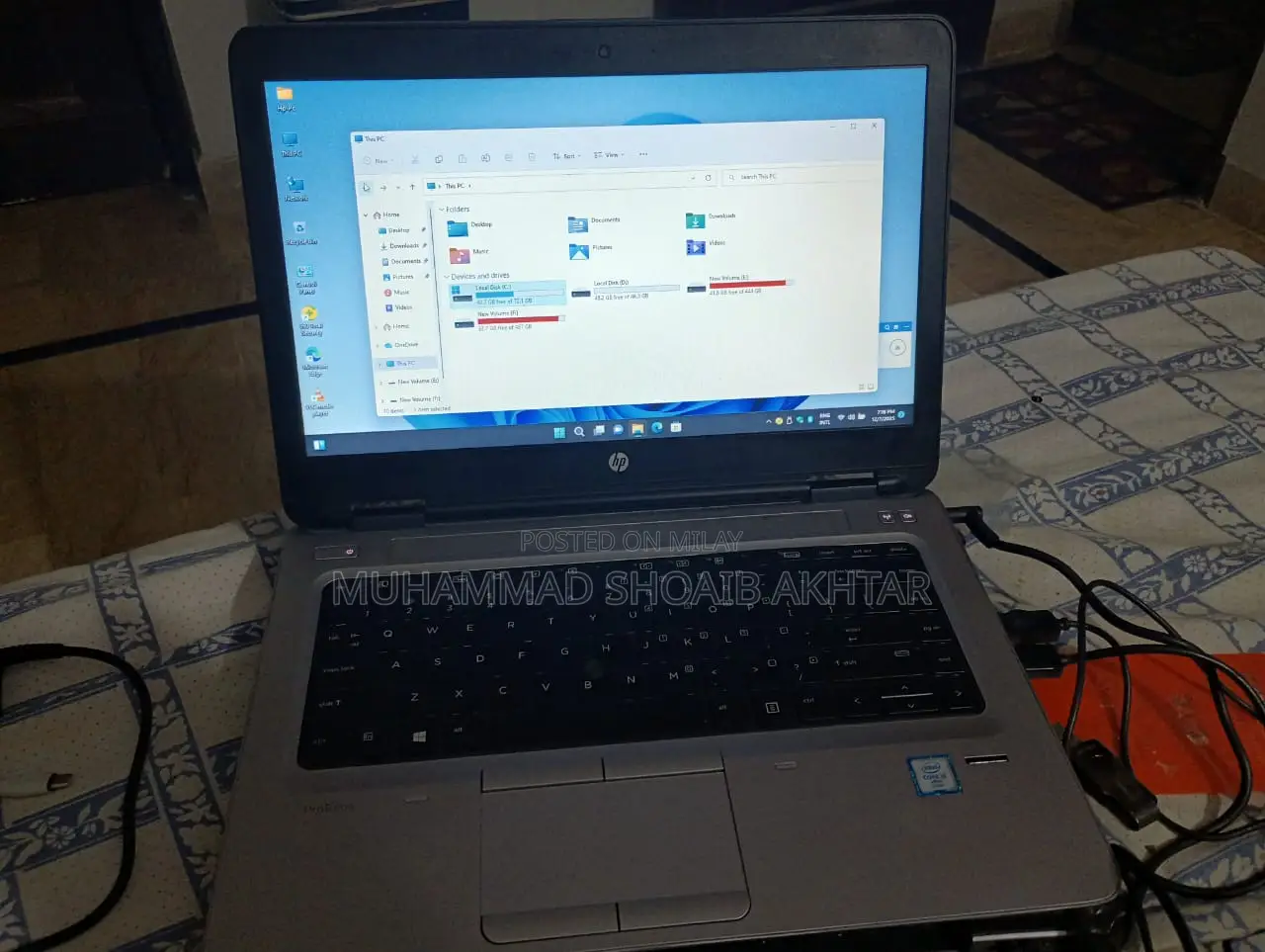 Laptop HP 630 8GB Intel Core i5 SSD 256GB