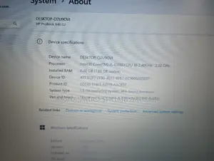 Laptop HP 630 8GB Intel Core i5 SSD 256GB