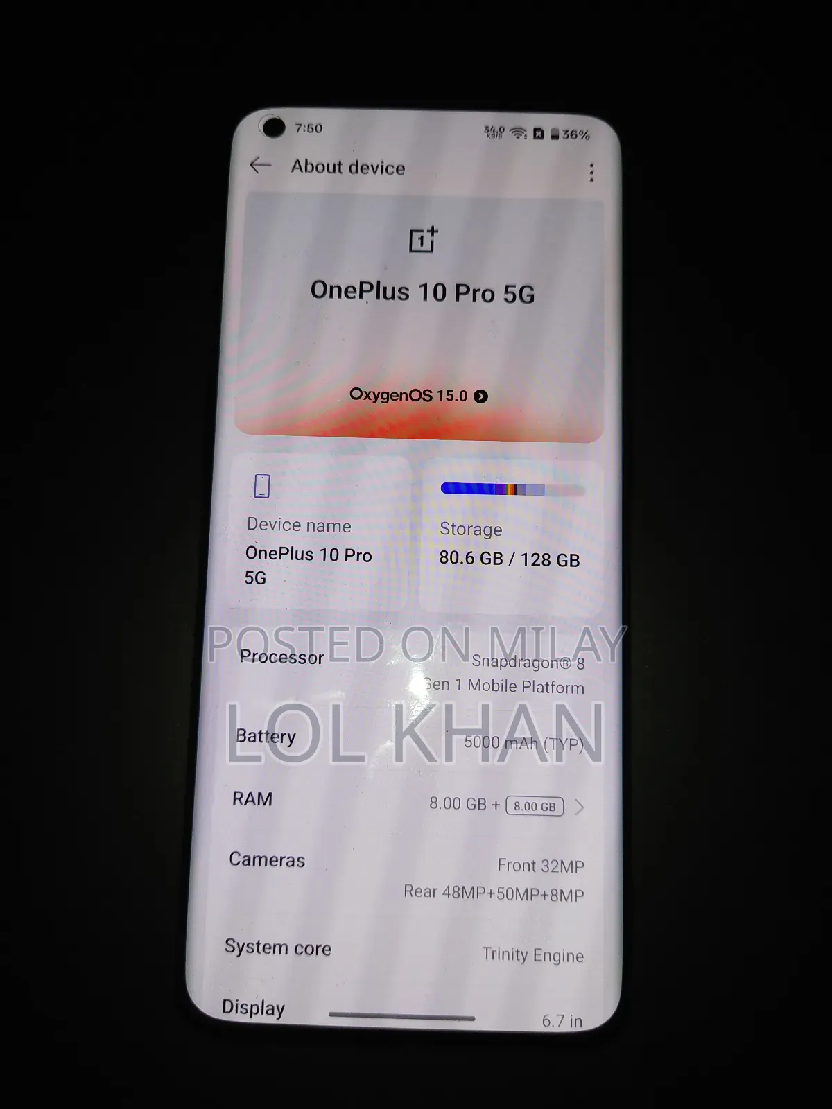 OnePlus 10 Pro 128 GB Black