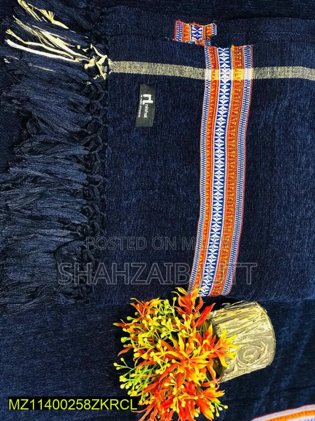 Velvet Shawl for Men's