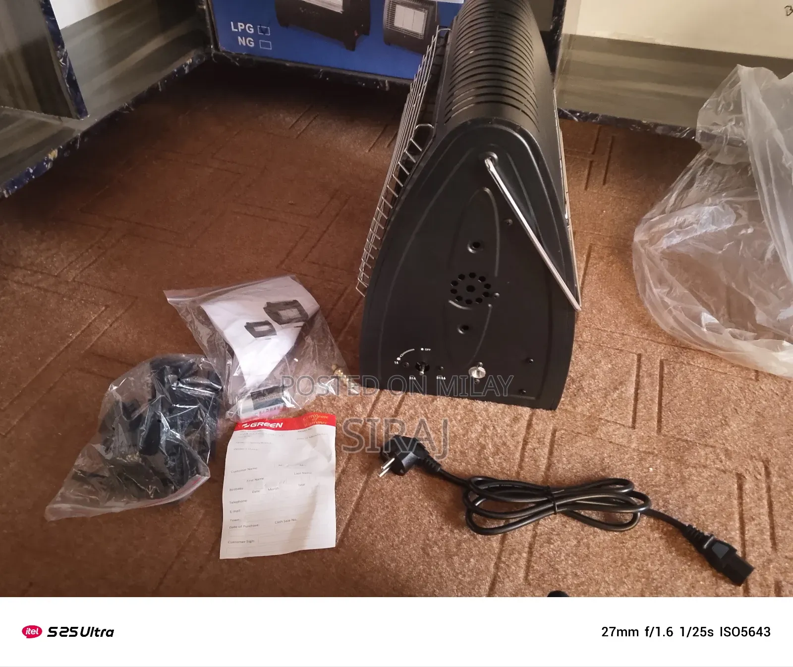 Original Green Heater 2 in 1 Electric Gas