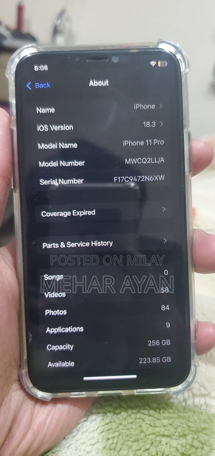 New Apple iPhone 11 Pro 256 GB Gray