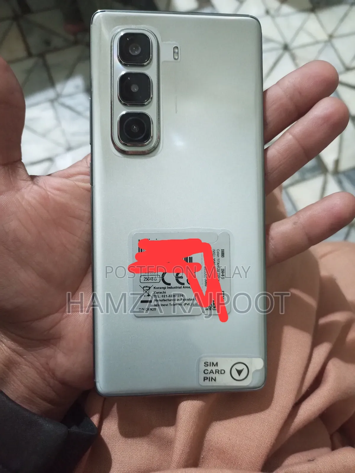 New Infinix Hot 50 Pro+ 4G 256 GB Gray