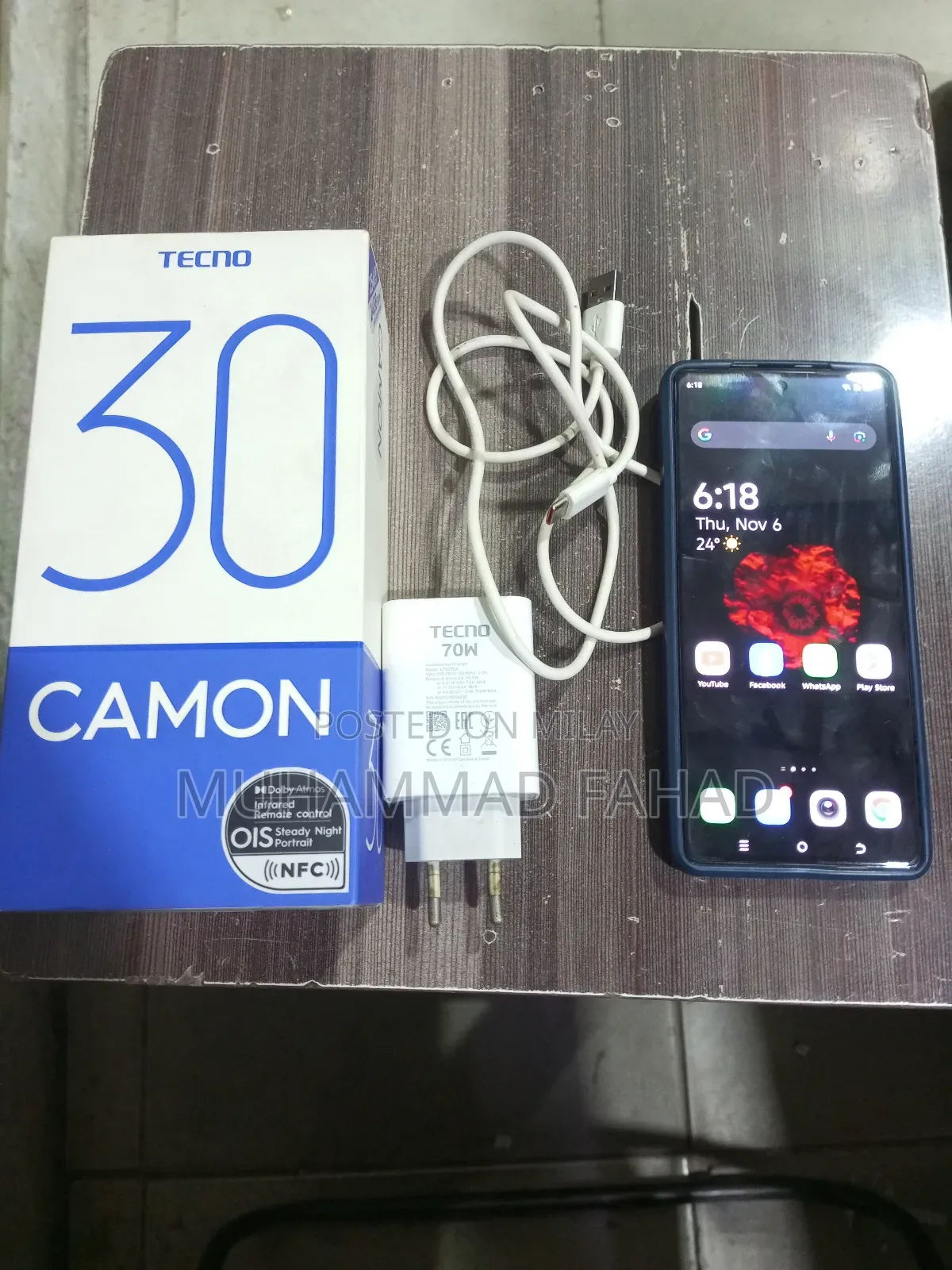 New Tecno Camon 30 256 GB White