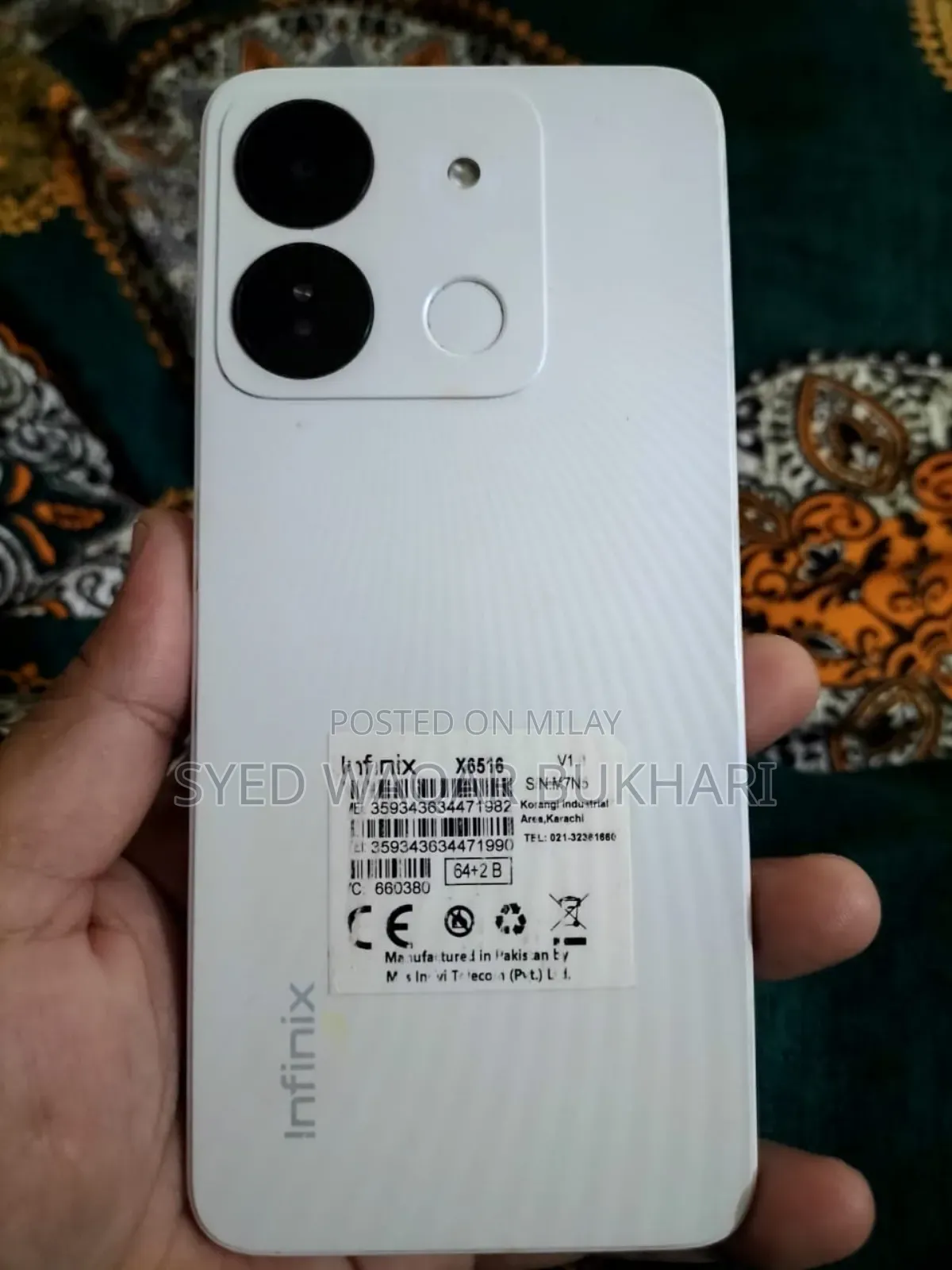 New Infinix Smart 7 HD 64 GB Silver