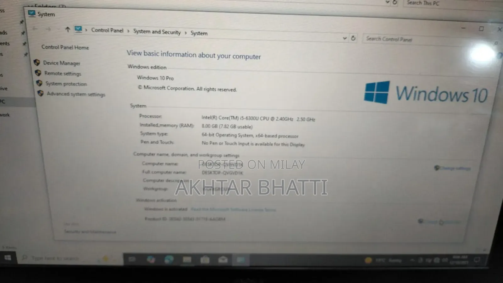 Laptop Dell Latitude 7280 8GB Intel Core Ultra 5 SSD 250GB