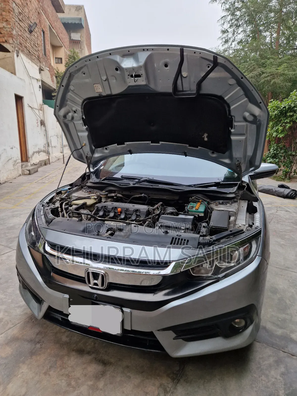 Honda Civic EX 4dr Sedan (2.0L 4cyl) 2017 Silver