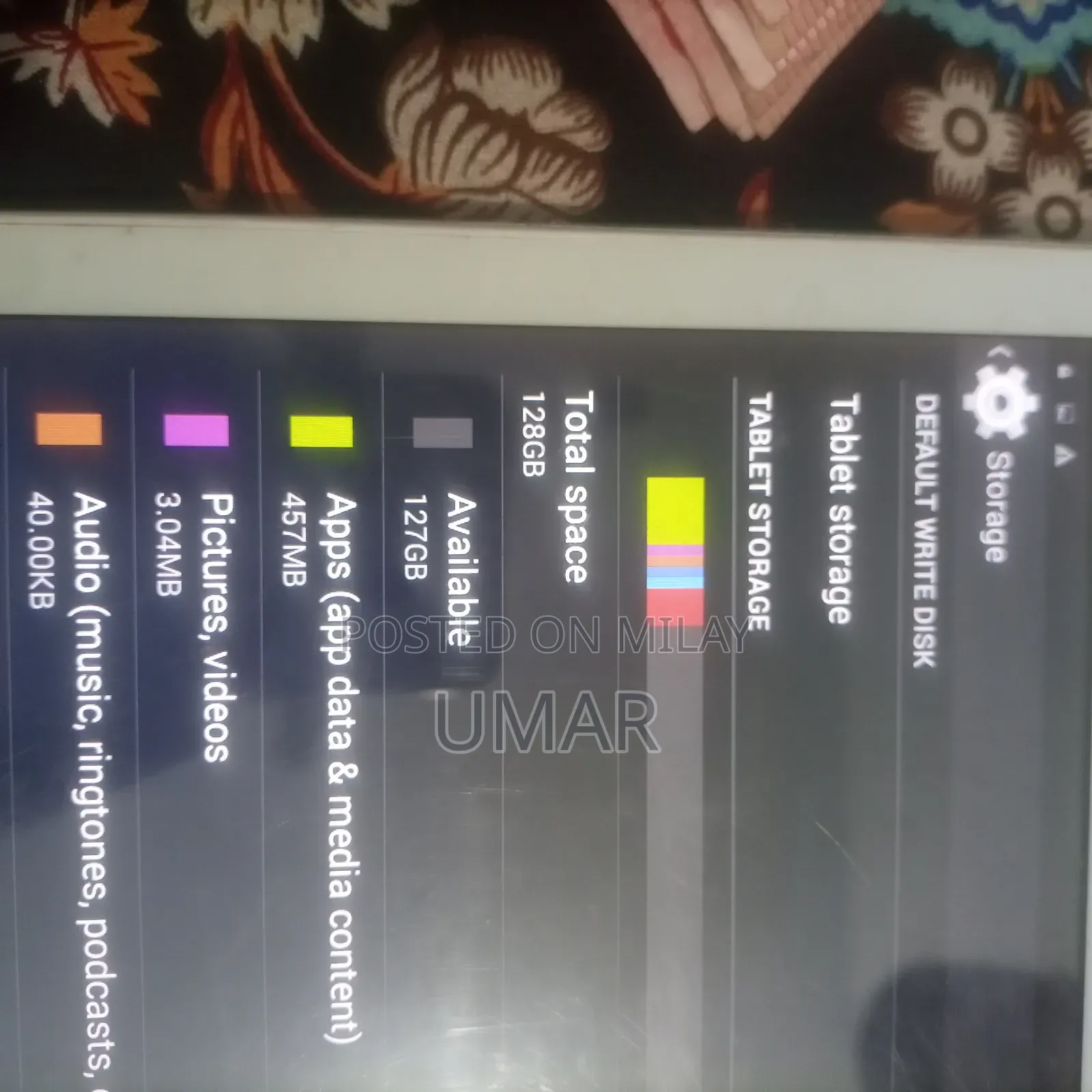 New Tablet 128 GB White