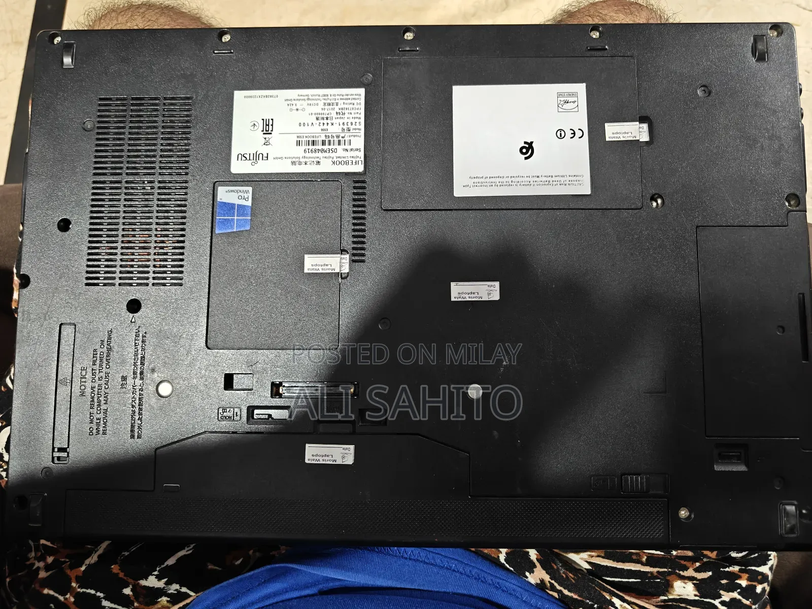 Laptop Fujitsu Lifebook E556 8GB Intel Core I5 SSD 256GB