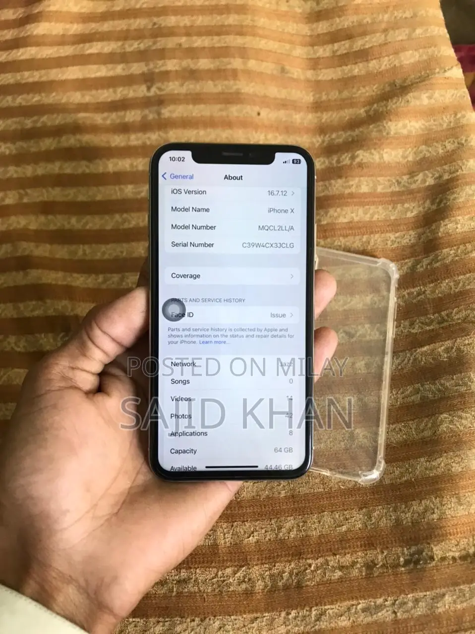 New Apple iPhone X 64 GB White
