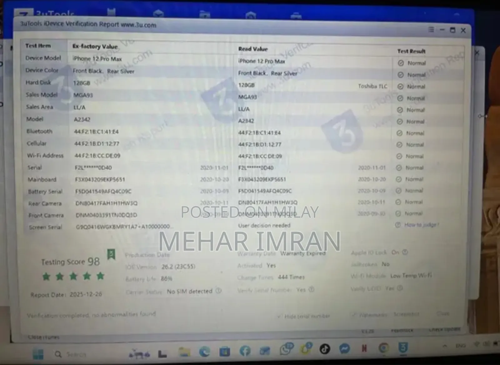 Apple iPhone 12 Pro Max 128 GB White