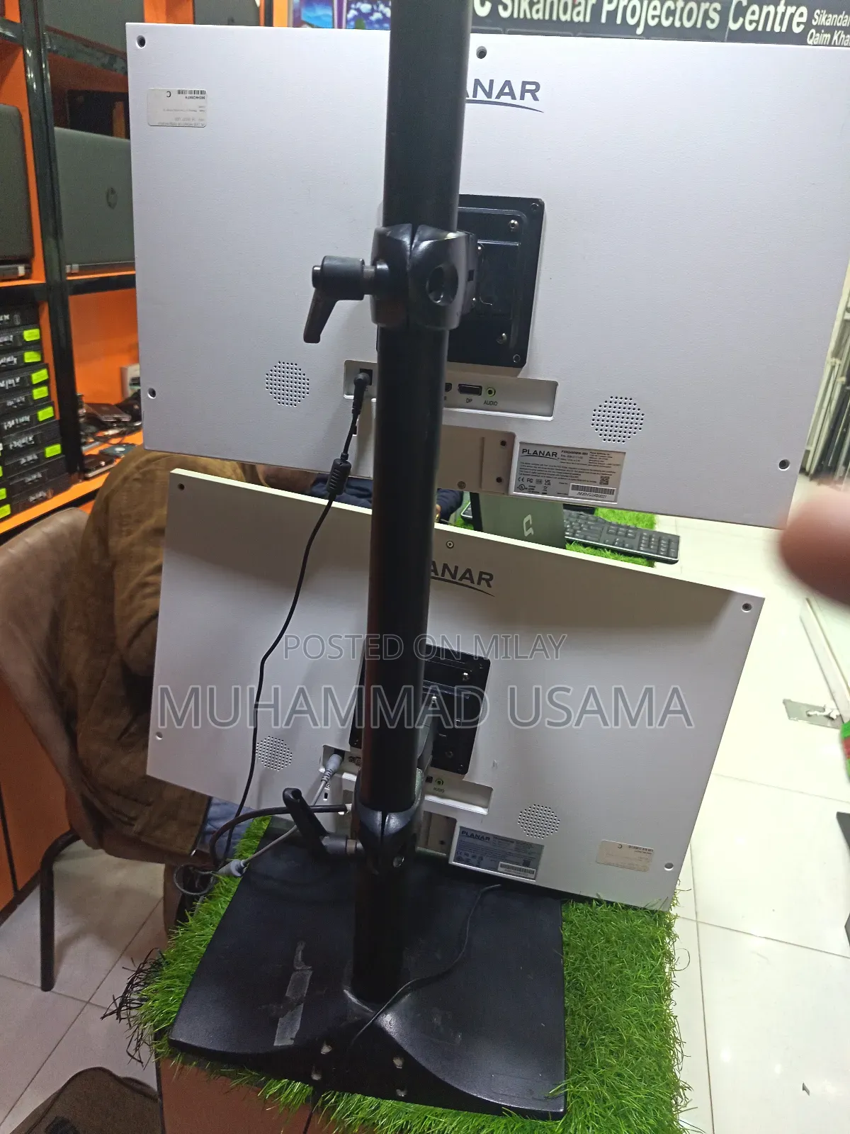 Dual Monitor Stand ​Ergotron Ds100 Vertical – Heavy Duty Steel